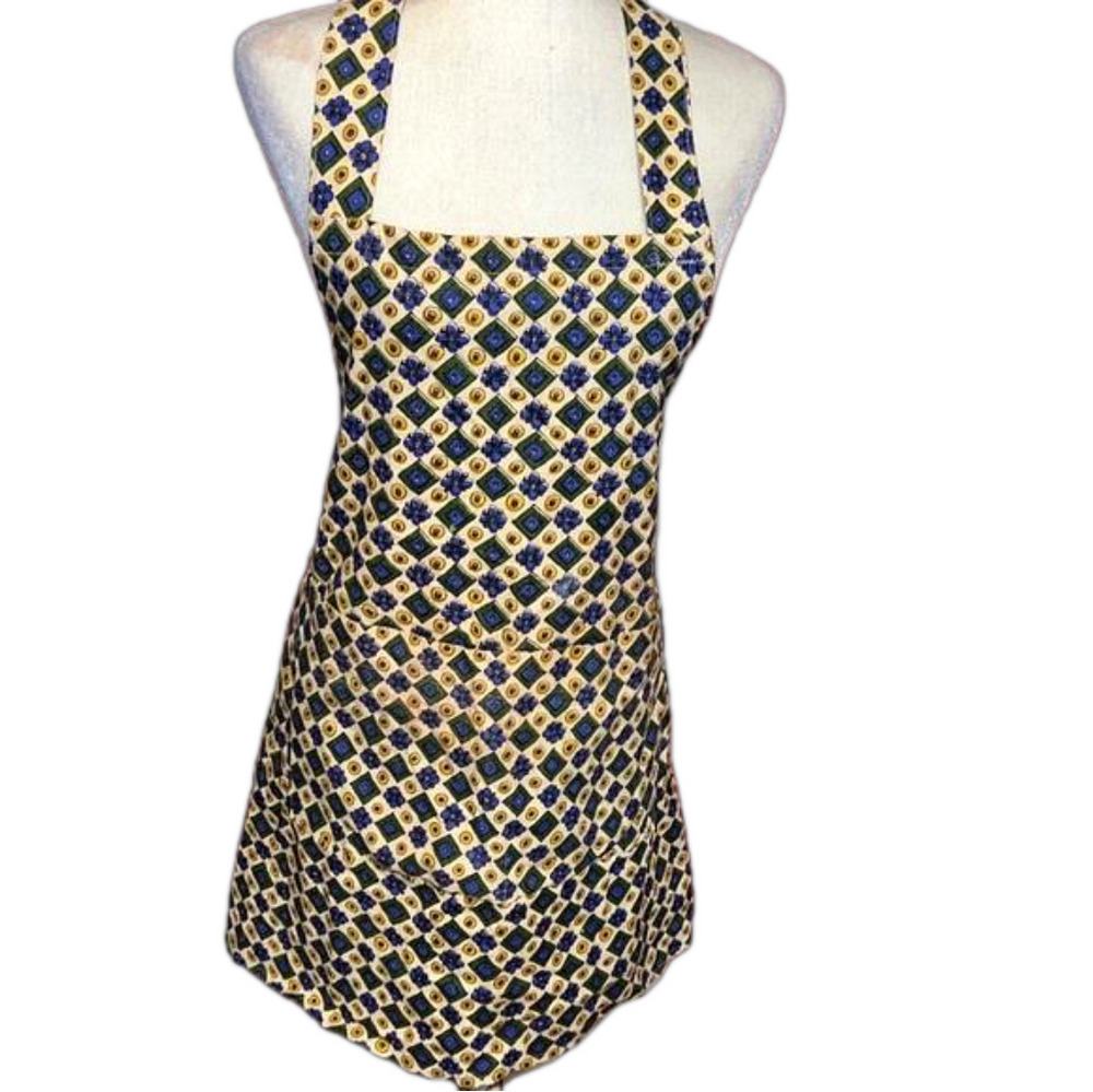Vintage Homemade Apron with Front Pockets